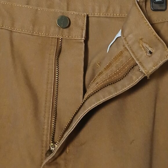 Carhartt Vintage Pants B02 Mens 32X30 Brown Dungaree Utility Paint Splatter - Picture 6 of 9